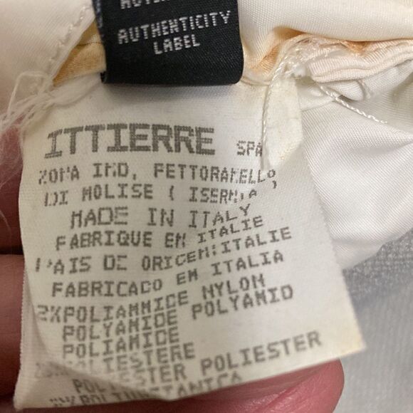 Vintage Versace Jeans Couture White Nylon Unisex Padded Fanny Pack on Web Belt. - Picture 11 of 12